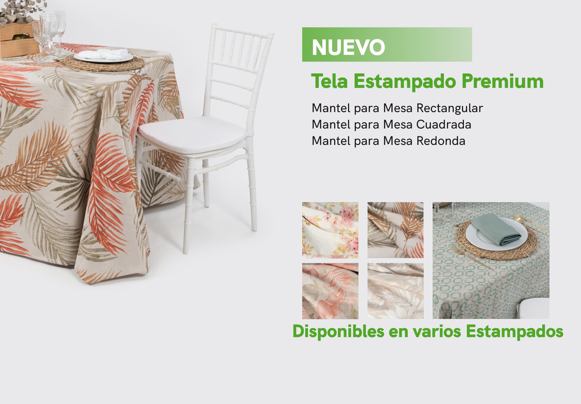Manteles estampados 